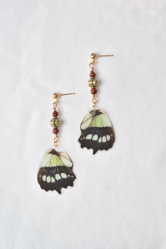 Siporeta Stelenes with Red Jasper Earrings