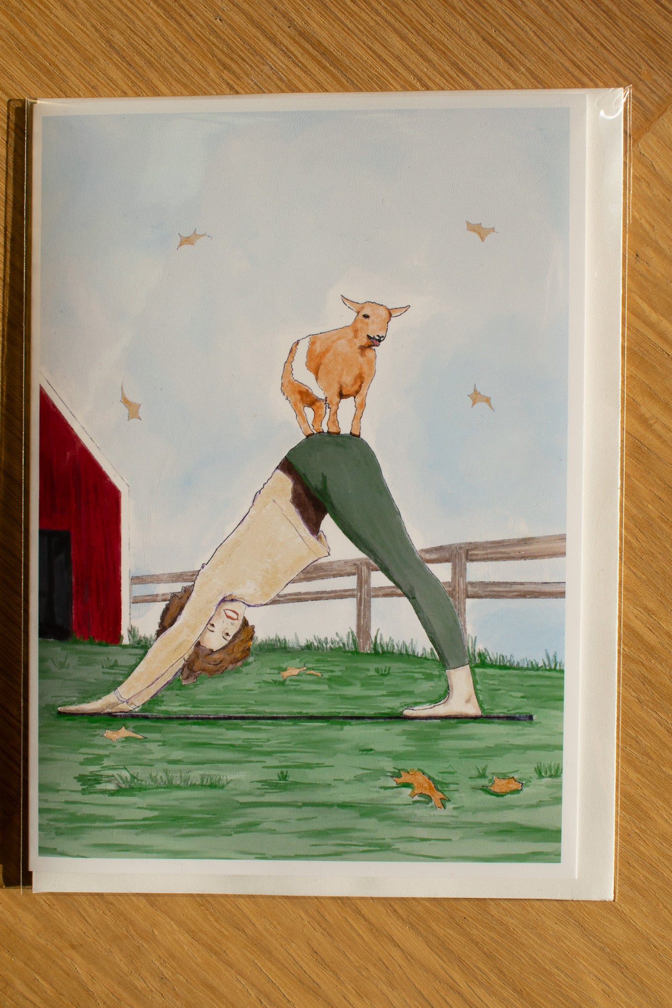 Goat Yoga 5x7 Card