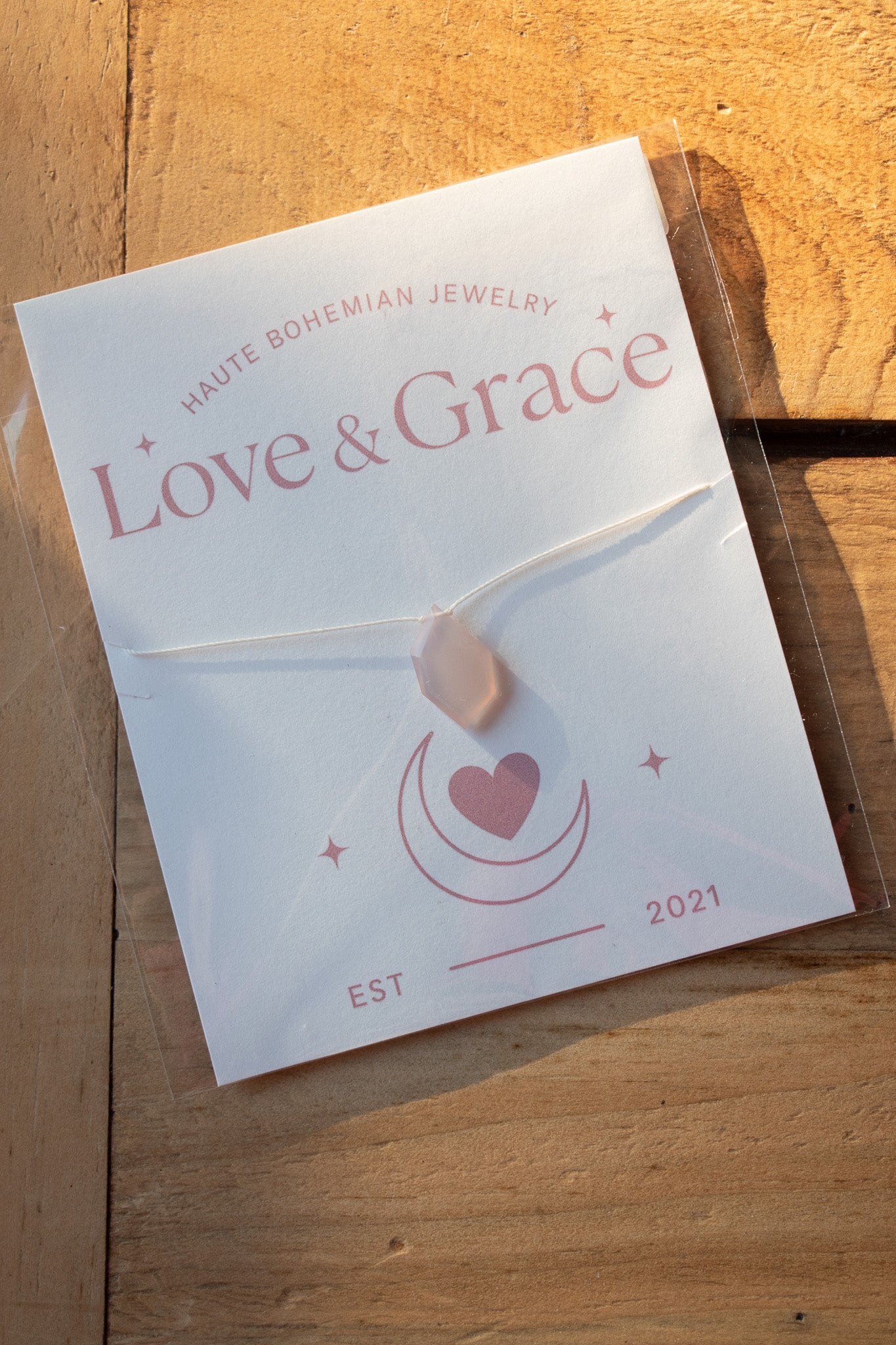 Love & Grace Crystal Necklace
