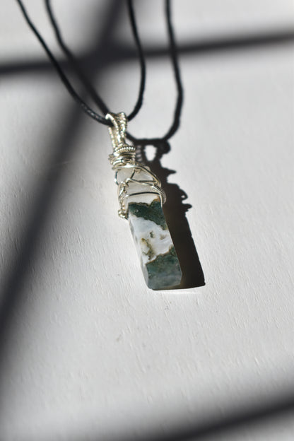 India Agate Wand Necklace