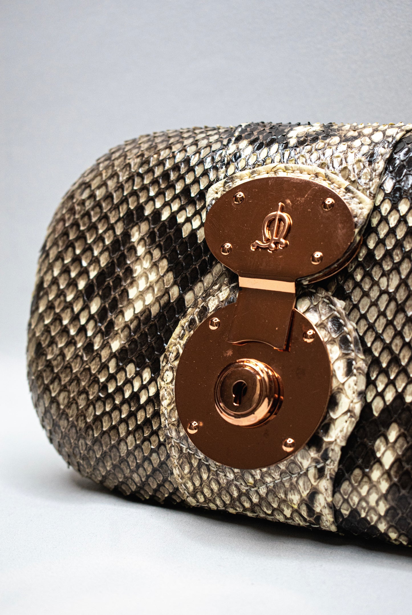 El Caballo Snake Skin Clutch