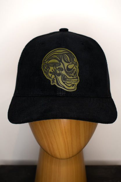 Mushroom Skull Trucker Hat