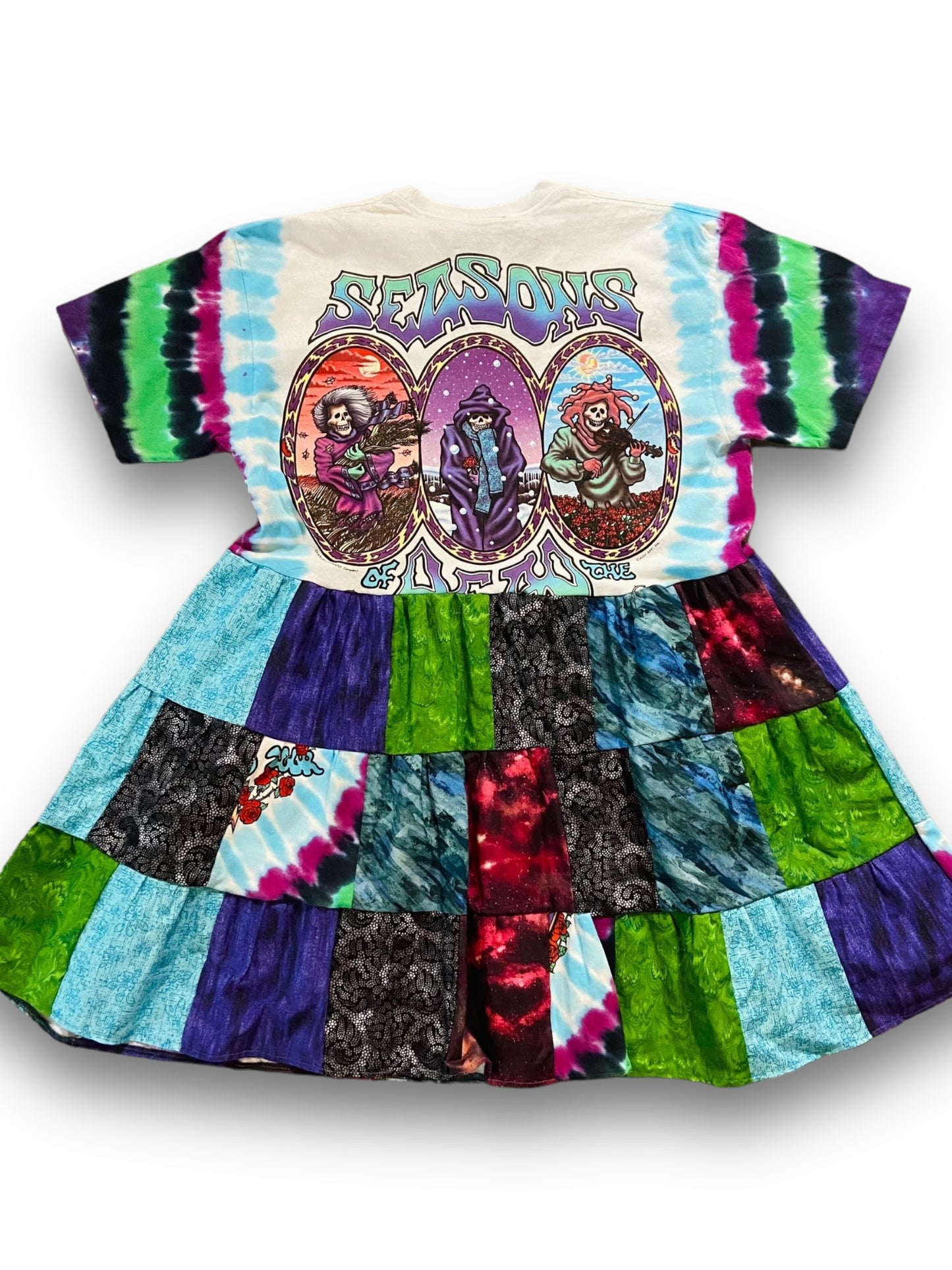 Grateful Jester Patches Dress | L