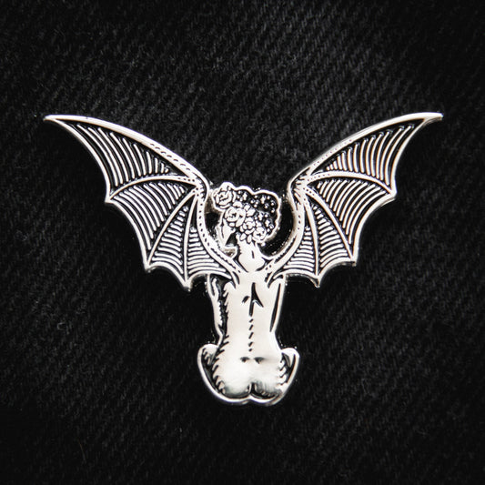 Ectogasm | Winged Devil Woman Pin