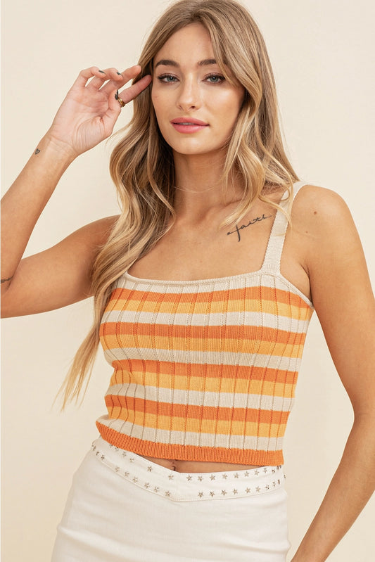 Creamsicle Knit Top