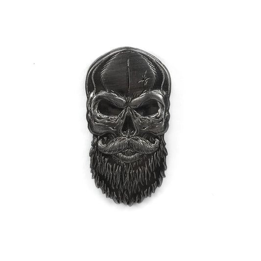 Bearded Skull Pin