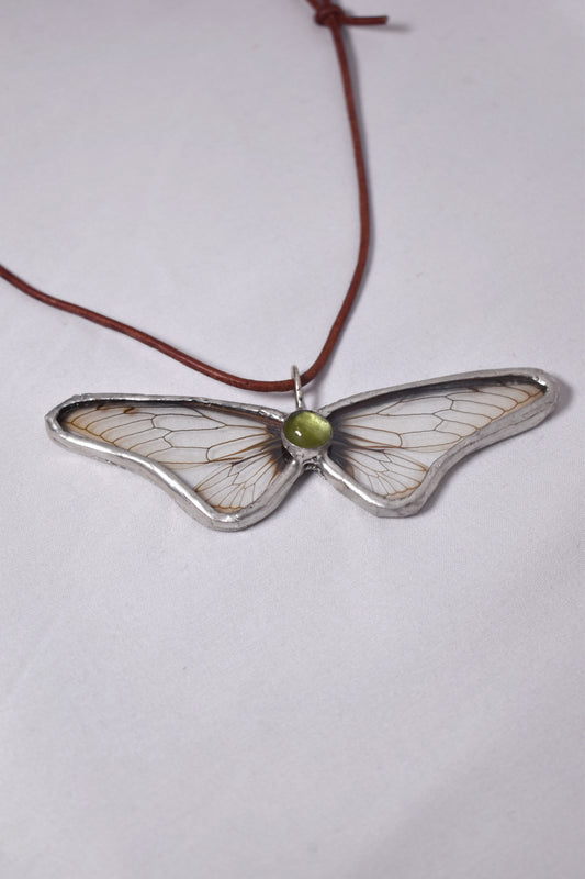 Cicada with Peridot