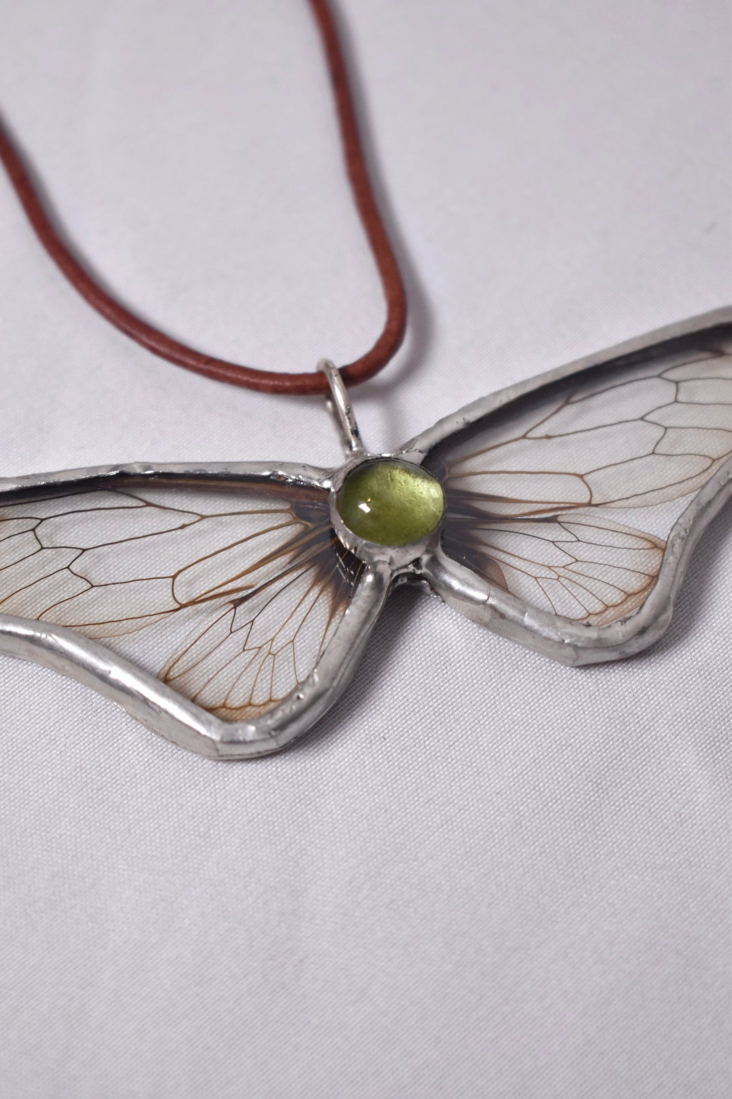 Cicada with Peridot