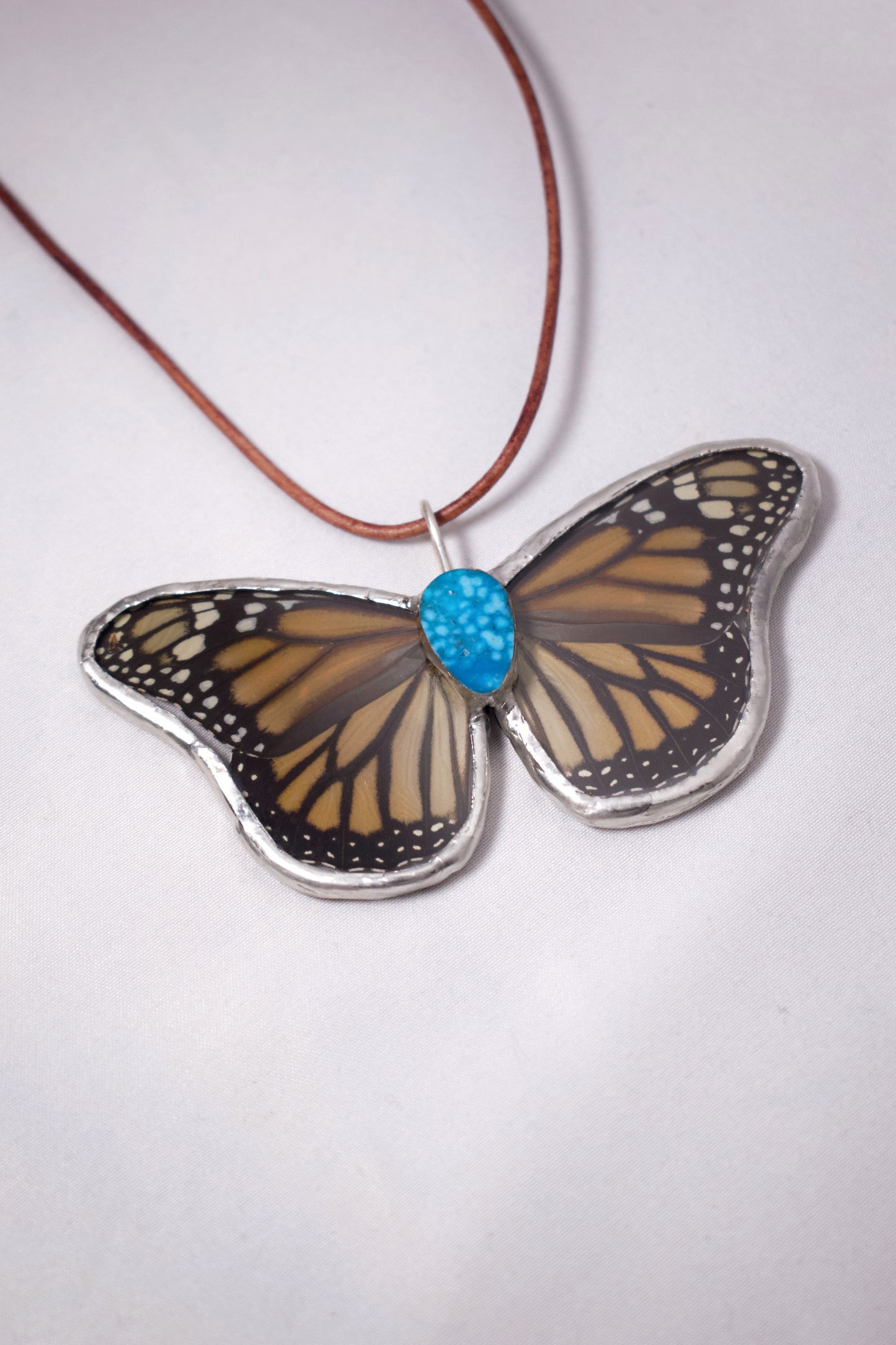 Monarch Butterfly with Turquoise