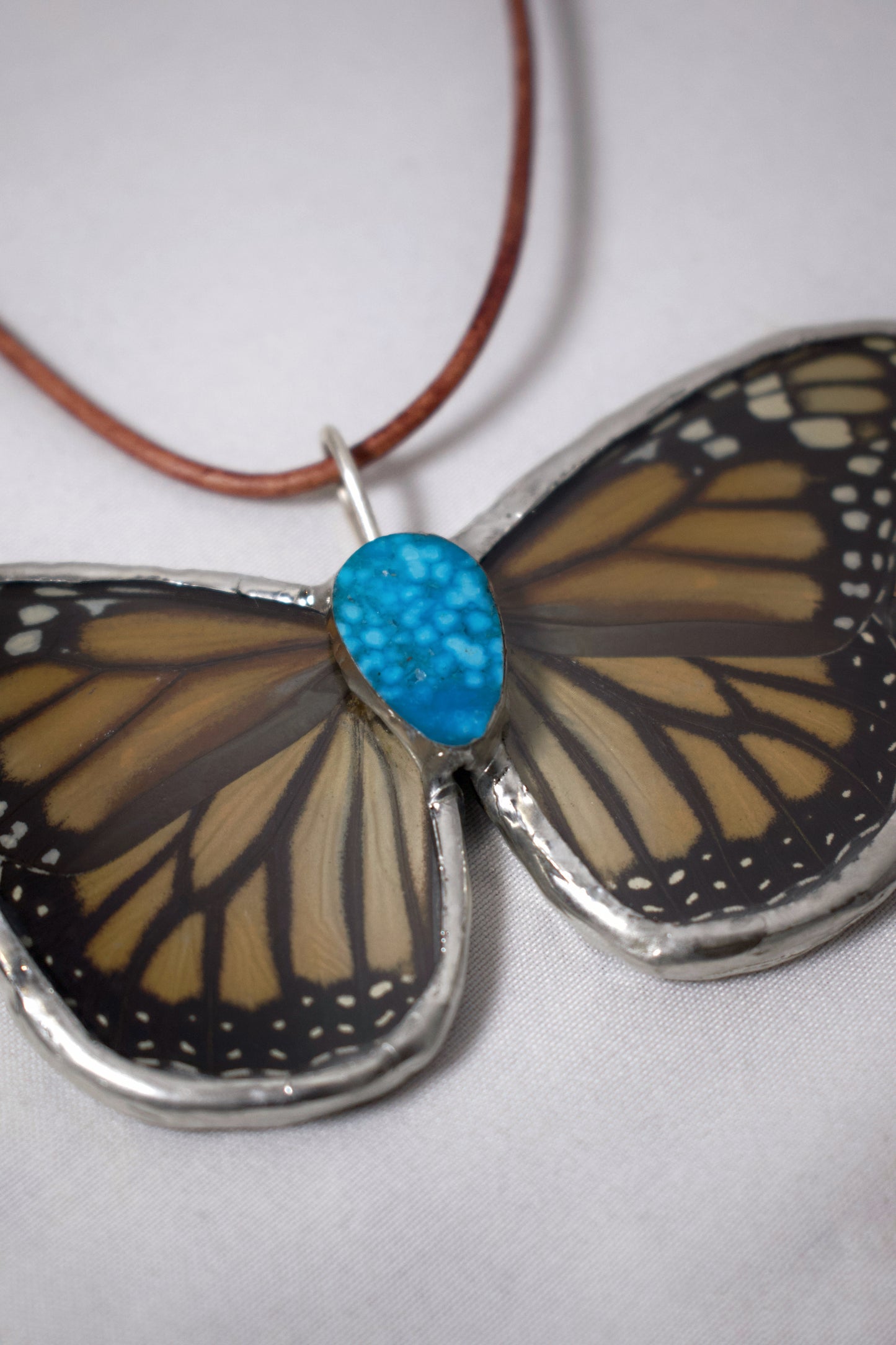 Monarch Butterfly with Turquoise