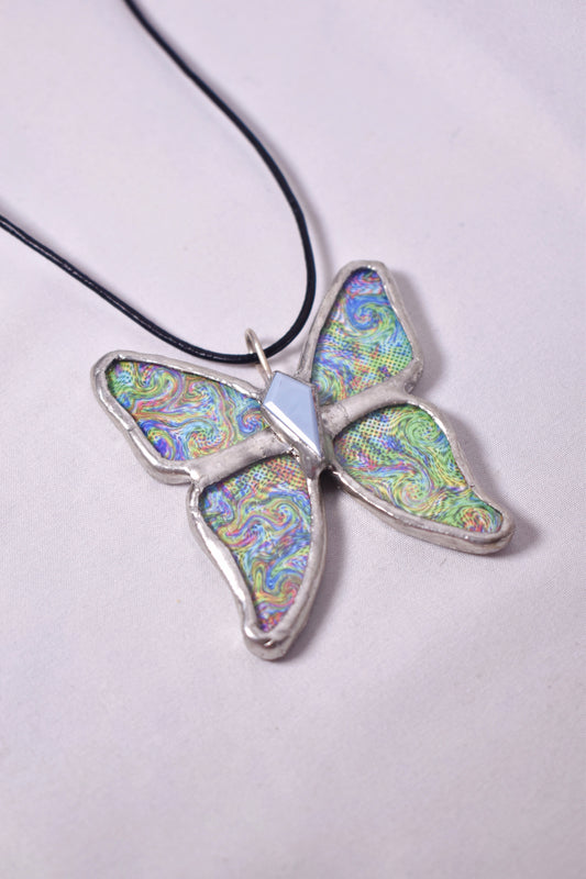 Blotterfly with Peruvian Opal