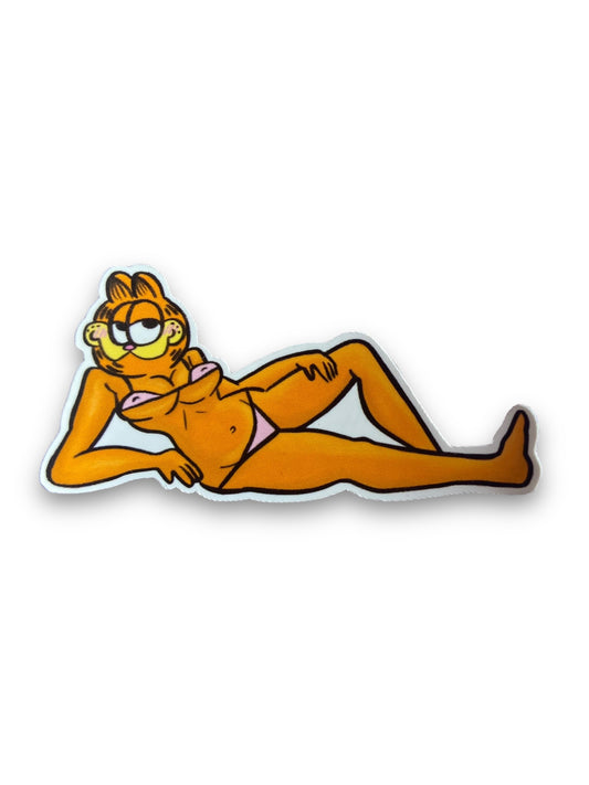 Sexy Garfield Sticker