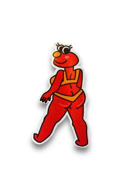 Sexy Elmo Sticker