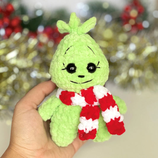 Hand Crocheted Baby Grinch