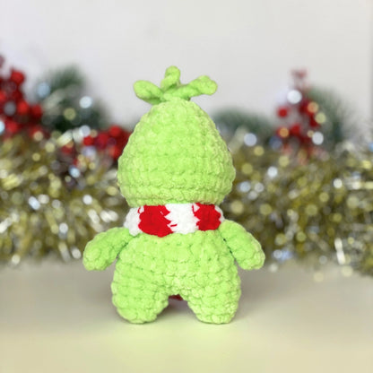 Hand Crocheted Baby Grinch