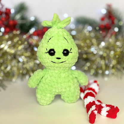 Hand Crocheted Baby Grinch