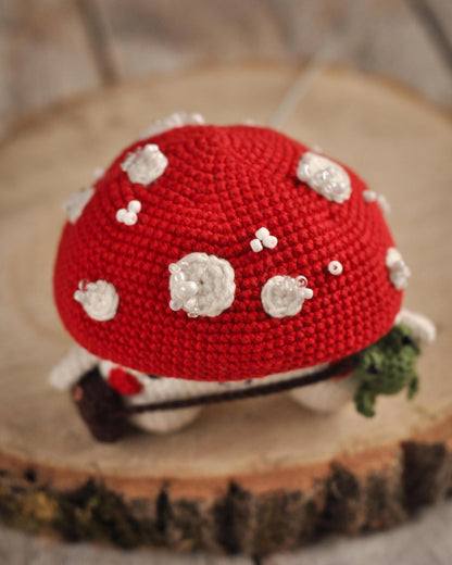 Crocheted Mushroom Man