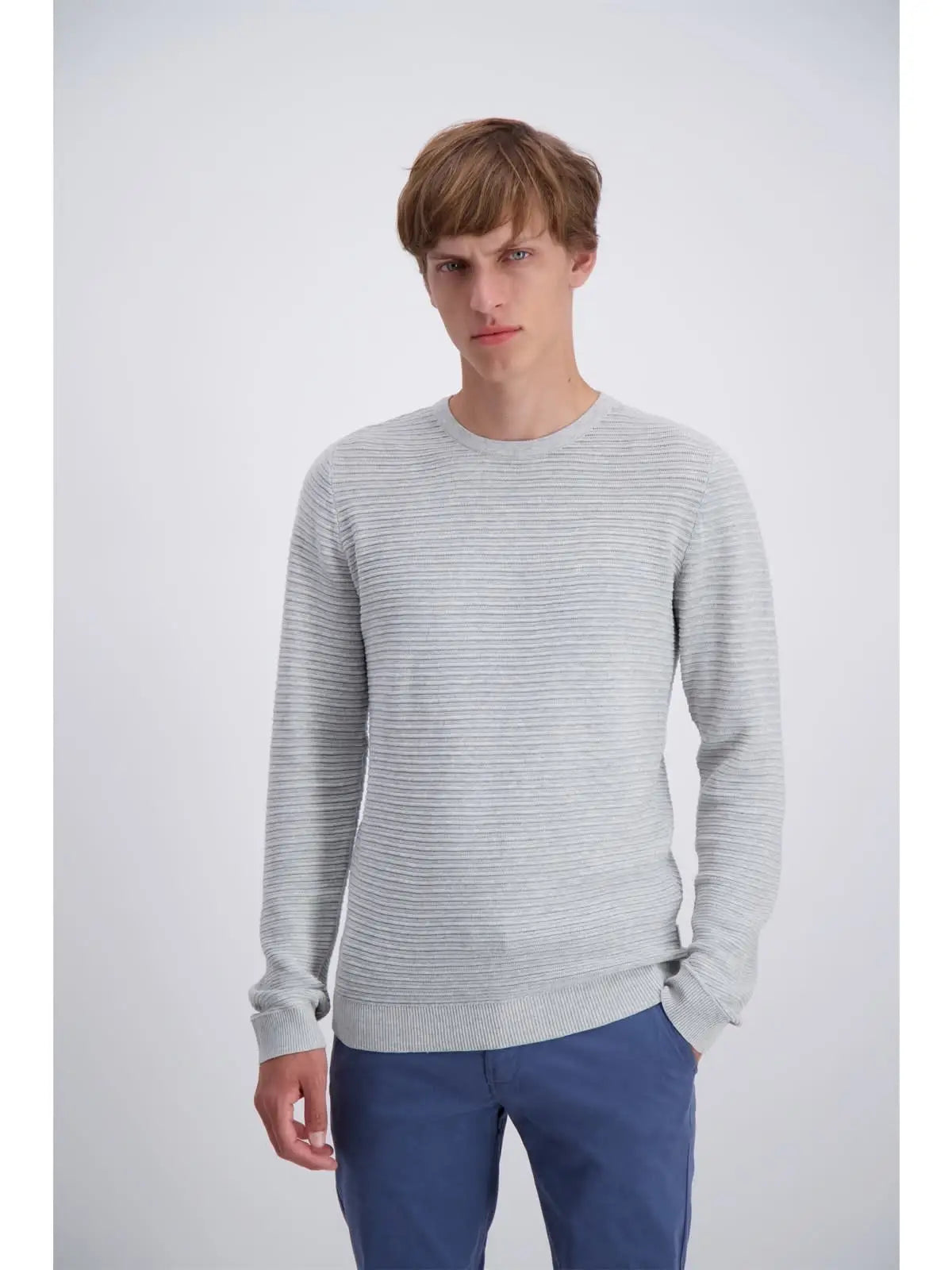 Suna Grey Knit Sweater