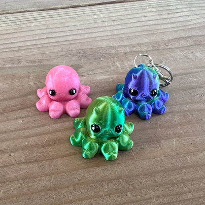 Baby Octopus Keychain