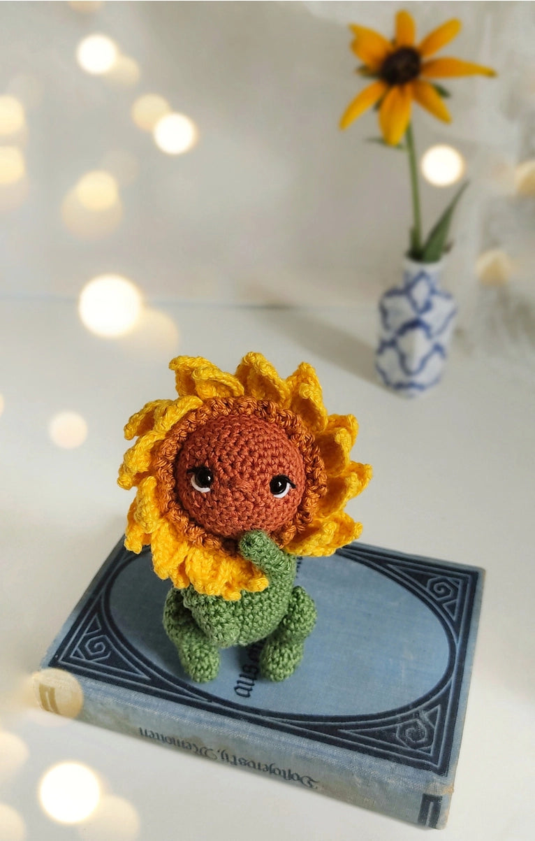 Crocheted Sunflower Person