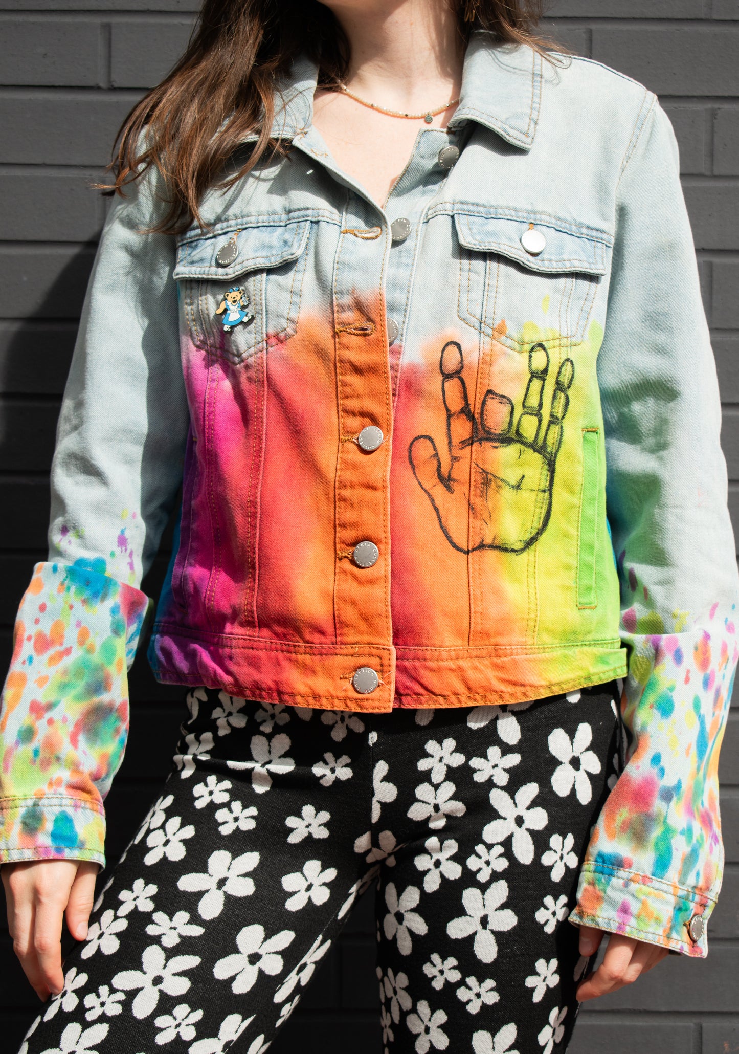 Moon Rabbit Rainbow Jacket - Large