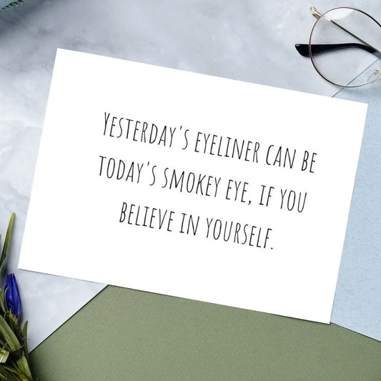 Yesterdays Eyeliner Card