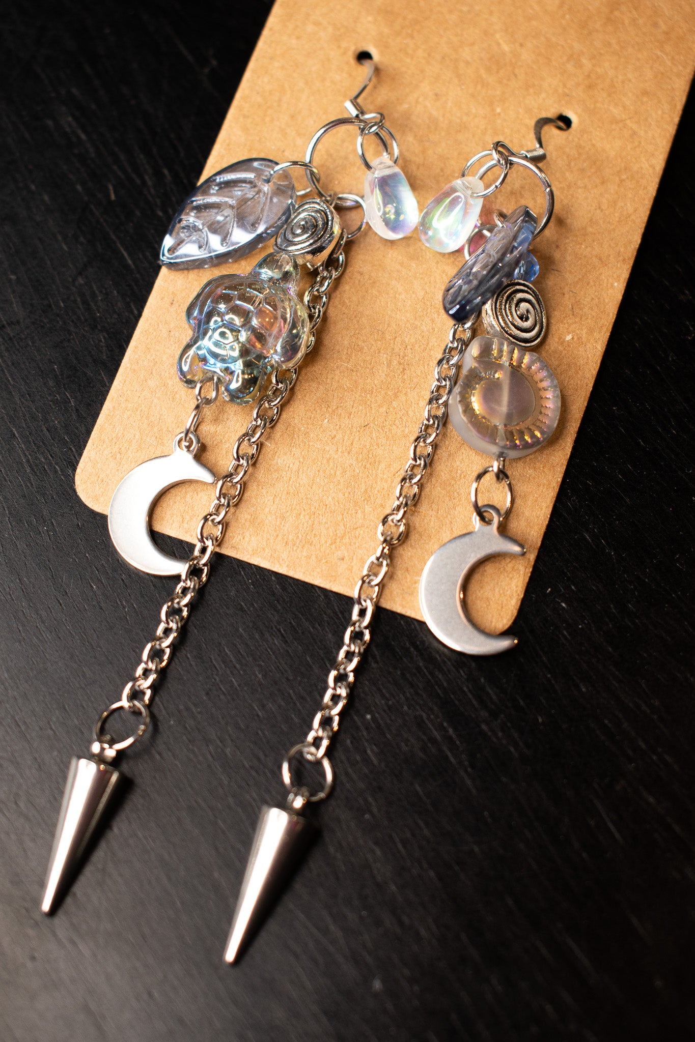 Oceanic Points Dangle Earrings