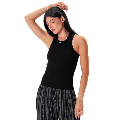 Black Racerback Tank