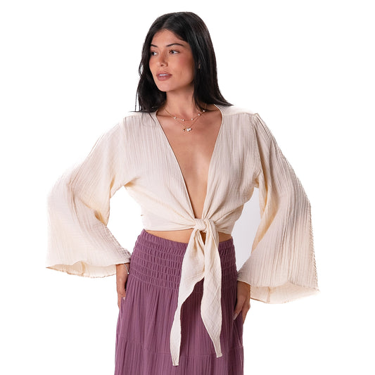 Cream Daydreamer Top