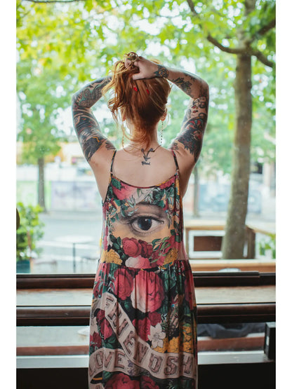 Friendship Love & Truth Bohéme Long Maxi Slip Dress