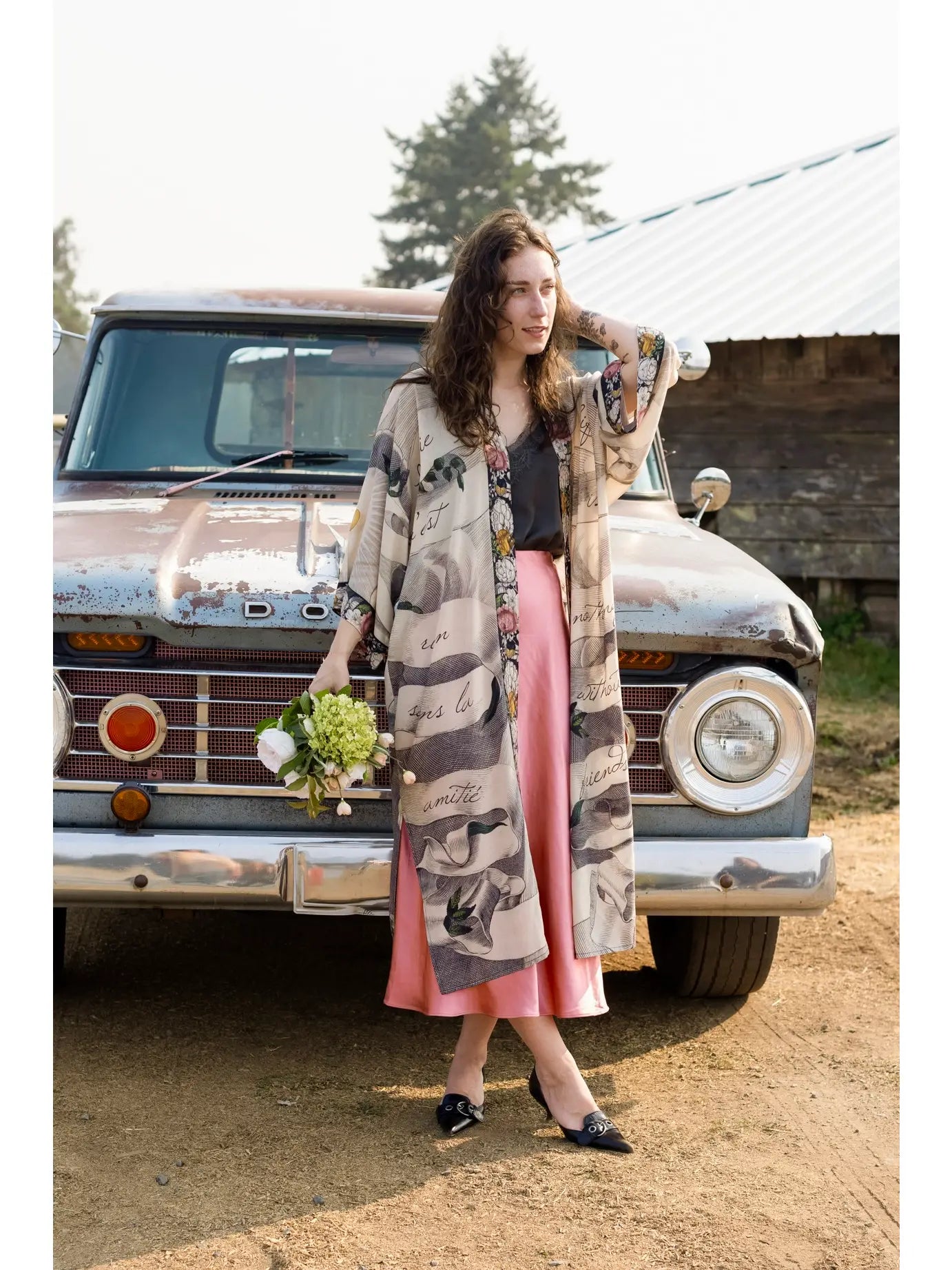 Take My Hand Opera Duster Full Length Kimono Robe