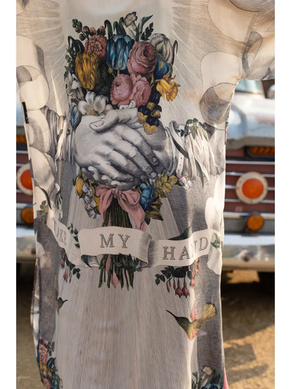 Take My Hand Opera Duster Full Length Kimono Robe