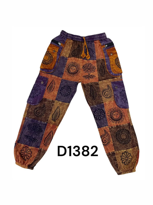 Cotton Purple Mountain Festival Pant