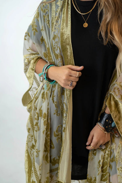 Crushin’ on You Velvet Kimono