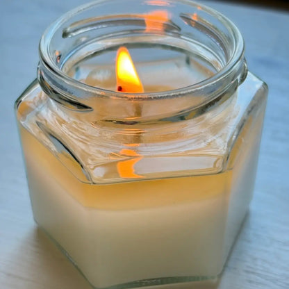 Bourbon Apples Soy Candle - 3oz Hexagon Jar
