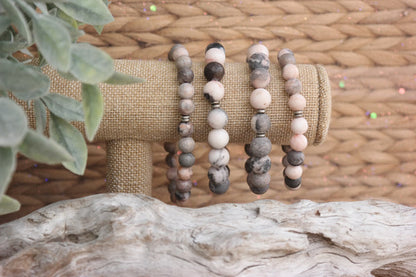 Pink Zebra Jasper Bracelet