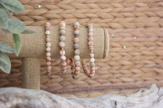 Red Web Jasper Bracelet