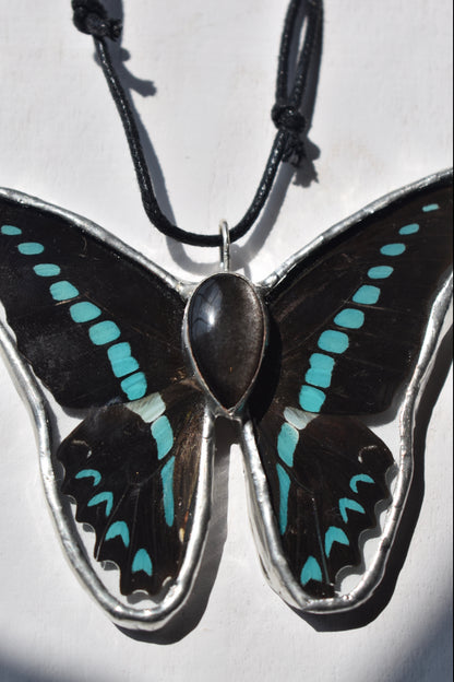 Graphium with Obsidian Pendant