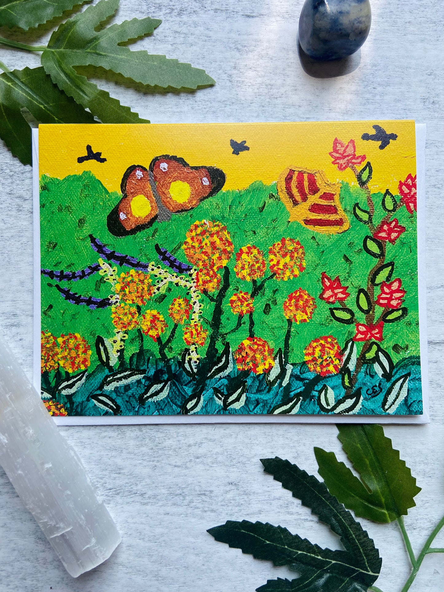 Judy’s Garden (Blank Card)