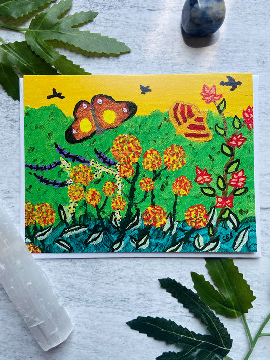 Judy’s Garden (Blank Card)