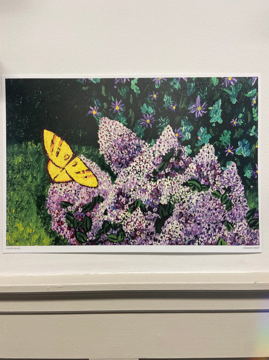 I Love Lilacs (Print)