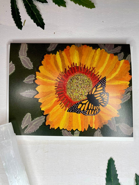 Monarch: Sunburst (Blank Card)