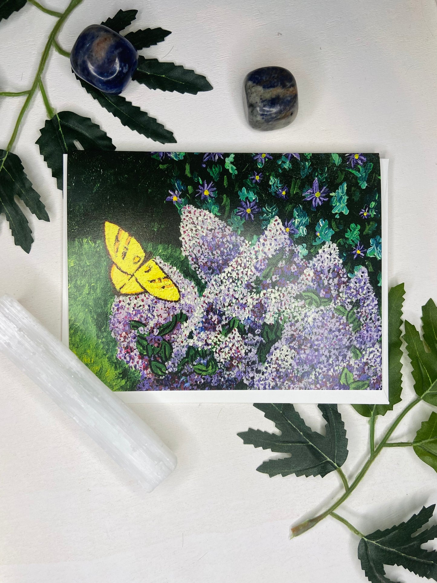 I Love Lilacs (Blank Card)