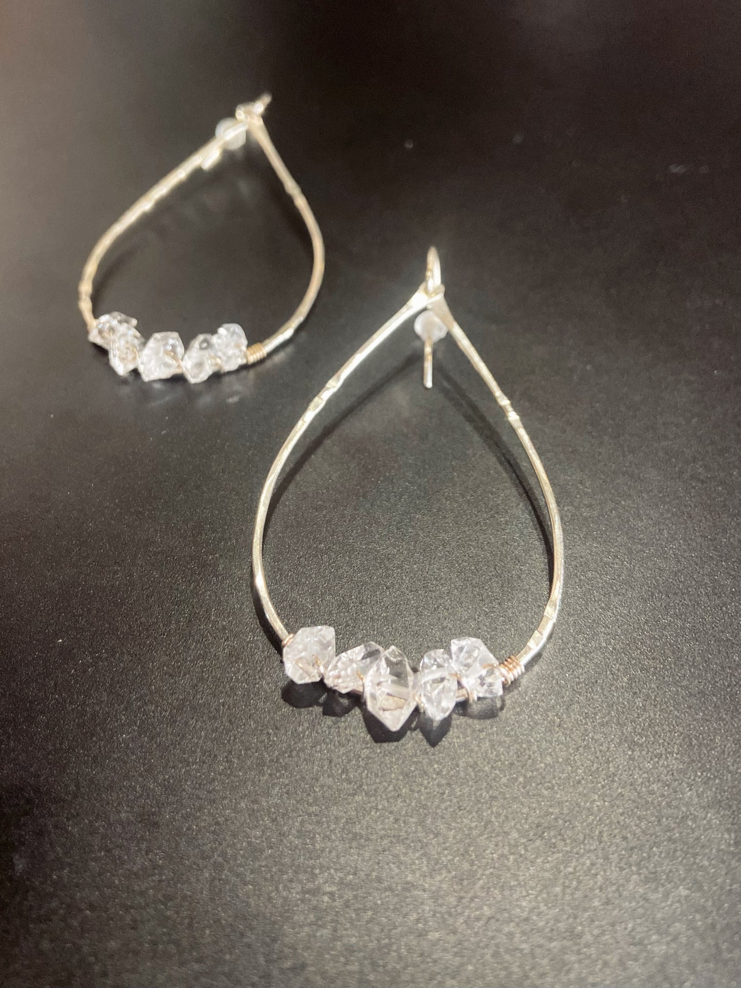 Herkimer Teardrop Earrings